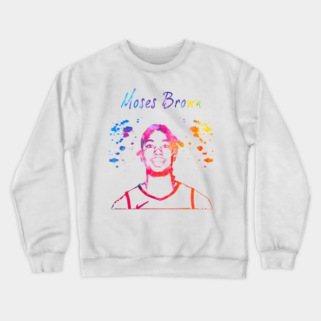 Moses Brown Crewneck Sweatshirt by Moreno Art